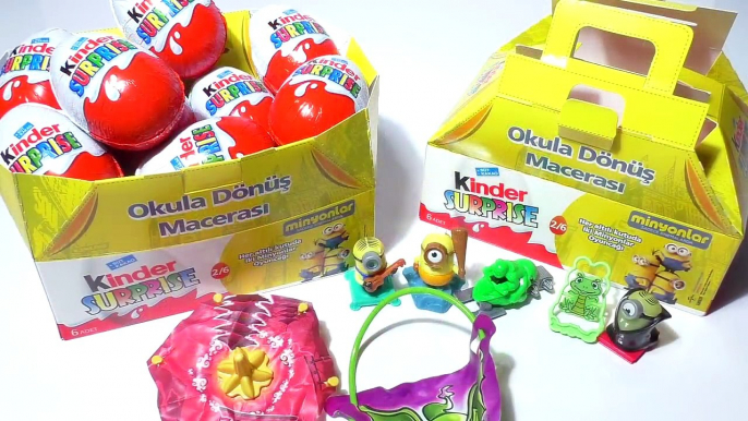 Kinder MINIONS Surprise Eggs Toys Play Unboxing Egg Surprises Despicable Me Kids Toy