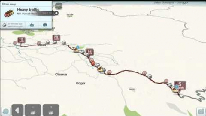 Pantau kondisi lalu lintas mudik melalui aplikasi Waze 3 Agustus 2014 - NET12