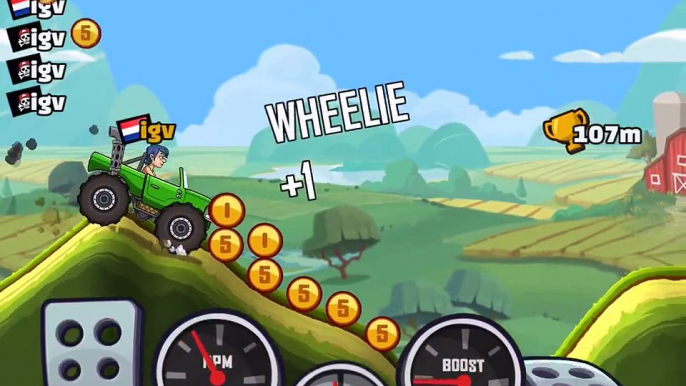 HILL CLIMB RACING 2 MONSTER TRUCK / X-MAS CUP Gameplay Android / iOS