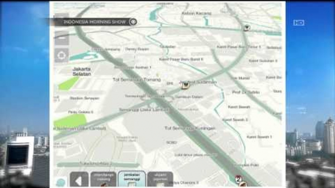 Pantau kondisi lalu lintas melalui aplikasi Waze 21 Oktober 2014 - IMS