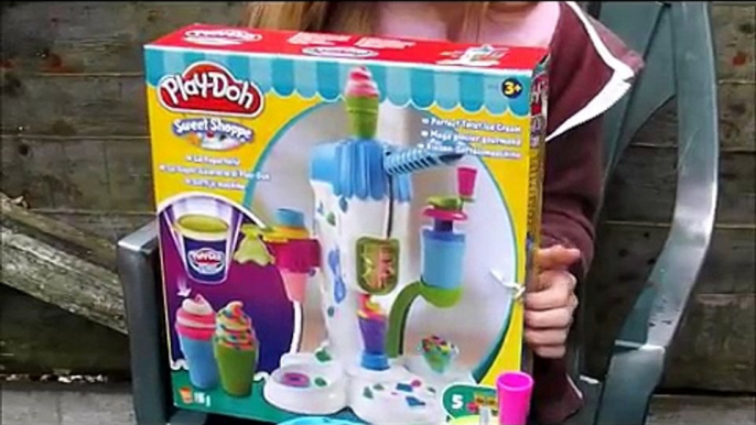 play doh ice cream parlor perfect swirl maker sweet shop