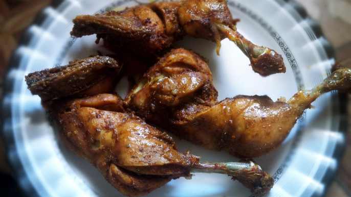 Easy, tasty and Crispy Chicken leg Roast - how to roast chicken leg quarters -oven recipes
