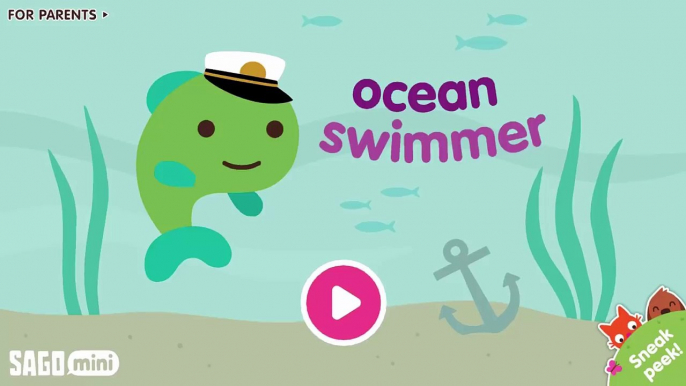 Fun Sago Mini Games - Kids Explore Secret Underwater Creature Fun Play With Sago Mini Ocean Swimmer