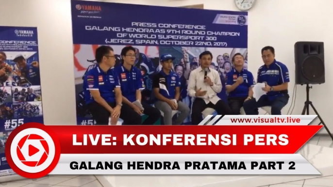 Konferensi Pers Galang Hendra Pratama