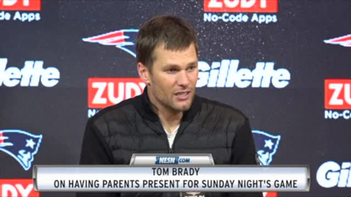 Tom Brady On His Mom Attending The Falcons Game