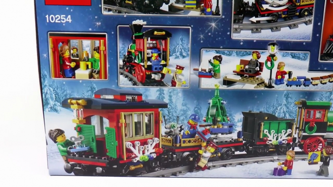 Lego Creator 10254 Winter Holiday Train Lego Speed Build