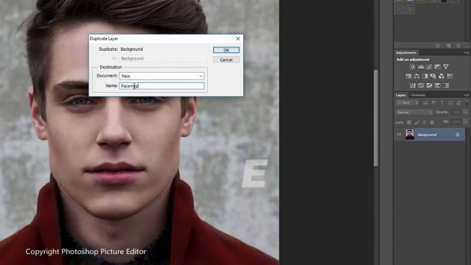 Adobe Photoshop Tutorial: Face Wolf Effect