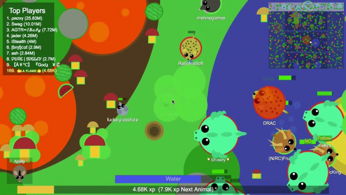 Mope.io DONKEY KILLS TWO BLACK DRAGONS WITH ONE KICK | Best Mope.io Kill Of All Time