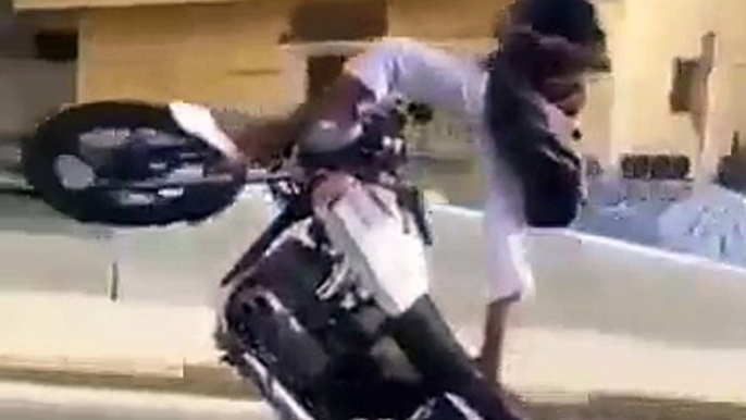 Crazy Arabi one wheeling must watch