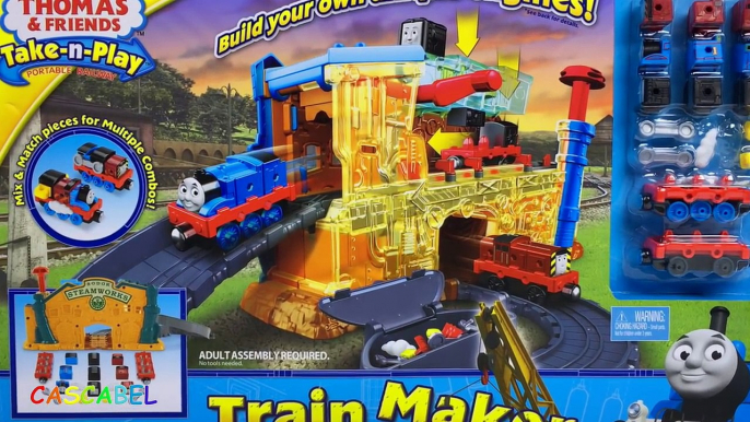 THOMAS Y SUS AMIGOS FABRICA DE LOCOMOTORAS - SODOR STEAMWORKS TRAIN MAKER TAKE-N-PLAY RAILWAY