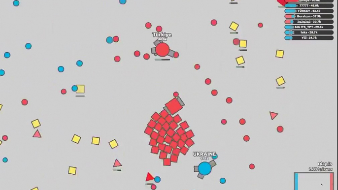 Diep.io Team Deathmatch - The Necromancers Call (Turnaround #10, 2 Red Turnarounds)