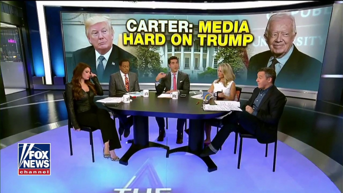 Gutfeld: Carter defends Trump against media