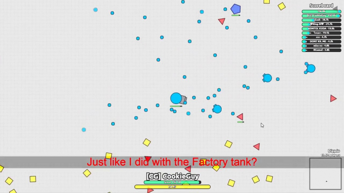 DIEP.IO NEW UNNAMED TANK | 1 TANK vs 1500 TANKS! | 200K+ SCORE | DIEP.IO NEW UPDATE(Diep.io)