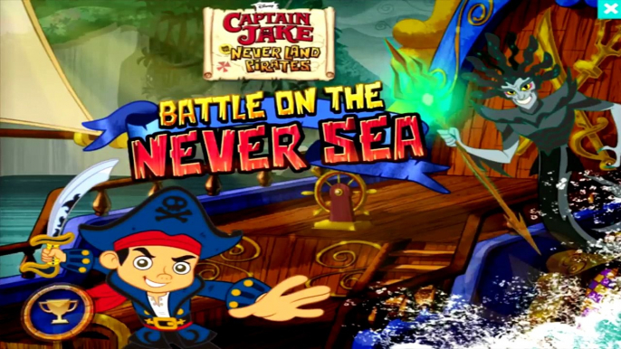 Jake And The Neverland Pirates - Battle On The Never Sea Disney Junior Kids Games