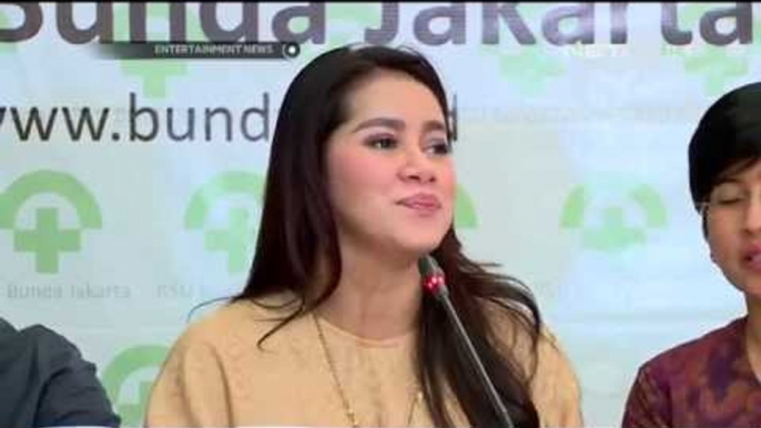 Konferensi pers Olla Ramlan tentang kelahiran Buah Hati