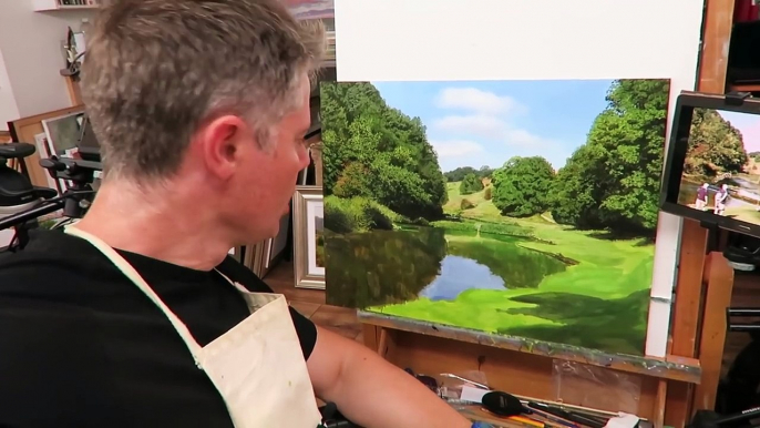HOW TO PAINT A RIVER | MICHAEL JAMES SMITH | OIL PAINTING