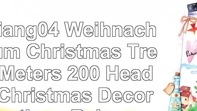 Tianliang04 Weihnachtsbaum Christmas Tree 15 Meters 200 Head Set Christmas Decorations