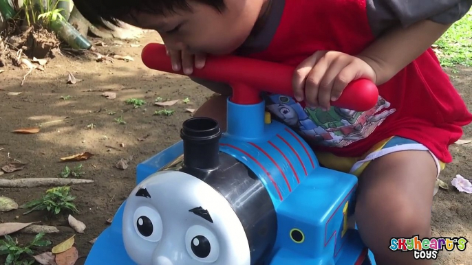 Skyheart's Thomas POWER WHEELS _ Thomas the tank engine ride-on car for kids-JqZMqyqBefQ