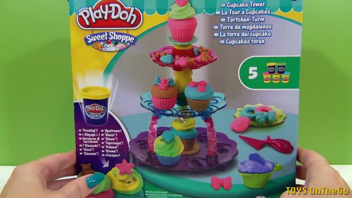 Play-Doh Torre de Magdalenas Cupcake Tower y Figuras Pocoyo - Juguetes de Play-Doh