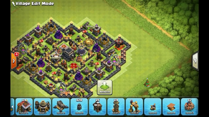 New UNBELIEVABLE Town Hall 9 Trophy/Hybrid Base Design (CoC TH9) BEST Defense Layout 2017