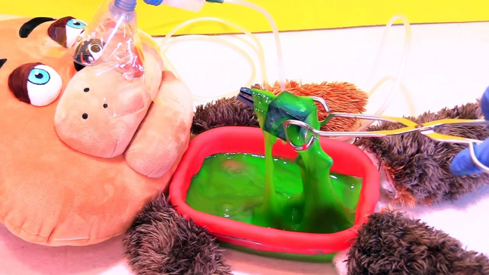 Whats Inside FNAF Freddys Slime Belly Game? Gross Surprise Toys Kids Operation Games