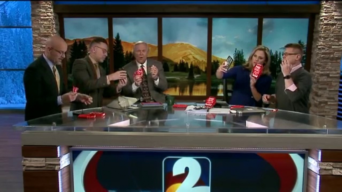 Morning news show tried "Carolina Reaper" and things go nuts!