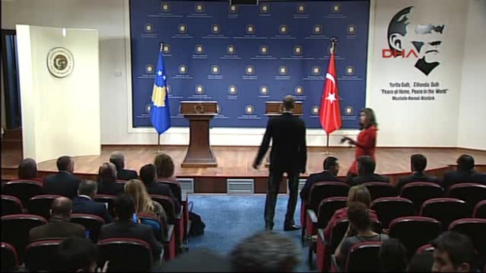 Dışişleri Bakanı Mevlüt Çavuşoğlu ile Kosova Dışişleri Bakanı Behcet Pacolli Ortak Basın Toplantısı...