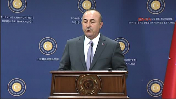 Dışişleri Bakanı Mevlüt Çavuşoğlu ile Kosova Dışişleri Bakanı Behcet Pacolli Ortak Basın Toplantısı...