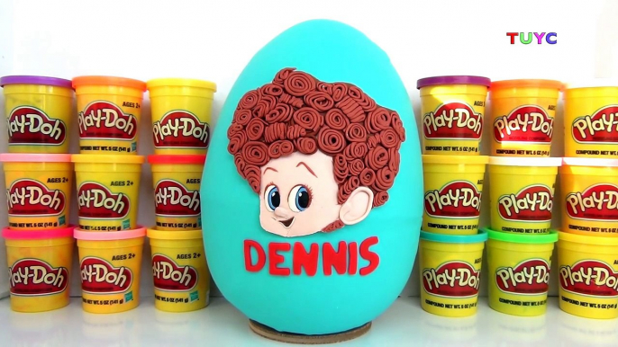 Hotel Transylvania 2 DENNIS Play doh Egg Surprise with SHOPKINS Toys, Kinder Surprise / TUYC