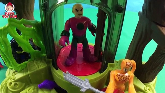 Imaginext DC Super Heroes vs Villians Figures Batman Superman Wonder Woman Cheetah Lex Luthor Joker