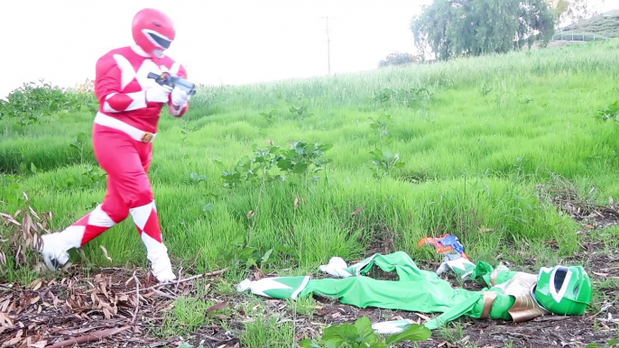 GREEN RANGER NERF BATTLE vs Kids Superheroes In Real Life! POWER RANGERS MOVIE FUNNY TOYS Nerf Guns-yrBUiP8Nxe4