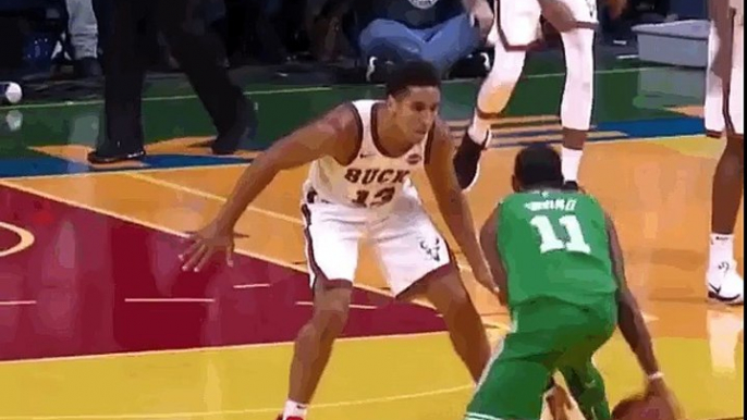 Kyrie Irwing incredible spin move vs Bucks!