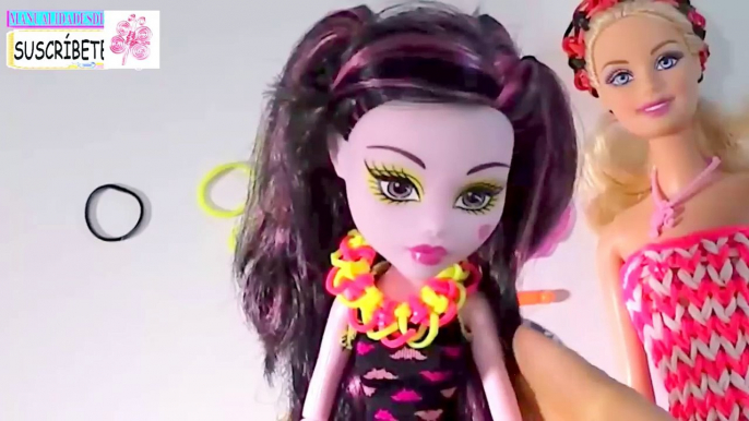 diy Rainbow Loom bands diy for dolls how to make necklace headband crafts without a loom tutorial