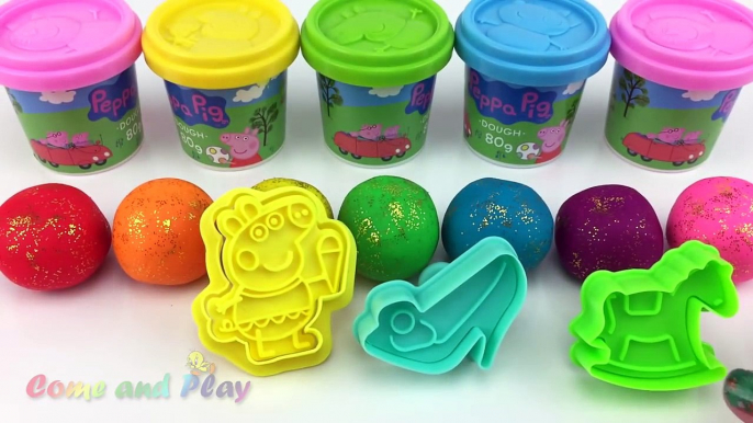 Peppa Domuzu Plastin Dondurma Popsicle Sürpriz Renkleri Öğrenin Çocuk Şarkıları Eğlence Çocuklar