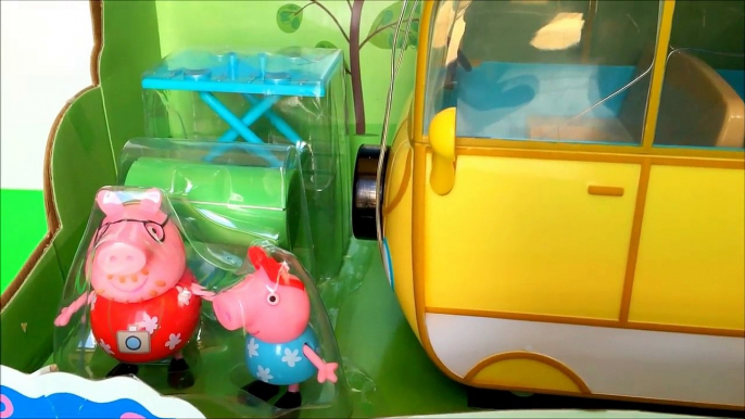 Juguetes de Peppa Pig Para Niños en Español Family Campervan Playset Cerdita Peppa-H4QIVSzWehk