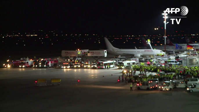 Letzter Air-Berlin-Flug am Flughafen Berlin Tegel gelandet