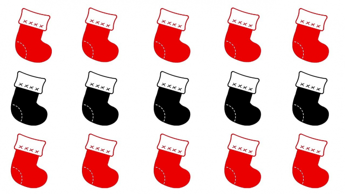 Baby Sensory - Jingle Bells Christmas Black, White & Red Animation (Infant Visual Stimulation)