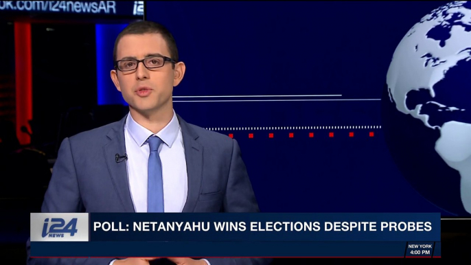 i24NEWS DESK | Poll: Netanyahu wins elections despite probes | Saturday, October 28th 2017