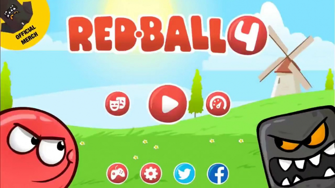 RED BALL 4 game for children about GREEN BALL adventure cartoon hero video# KID