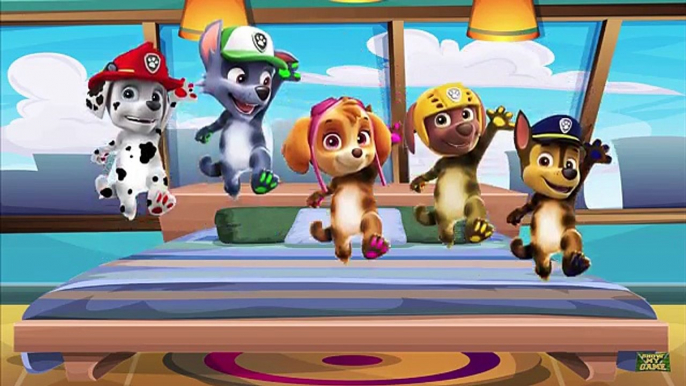 Paw Patrol Transforms Into Talking Tom Cat - Finger Family Nursery Rhymes Songs for Kids
