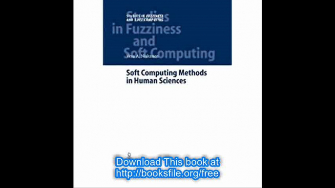 Soft Computing Methods in Human Sciences (Studies in Fuzziness and Soft Computing)