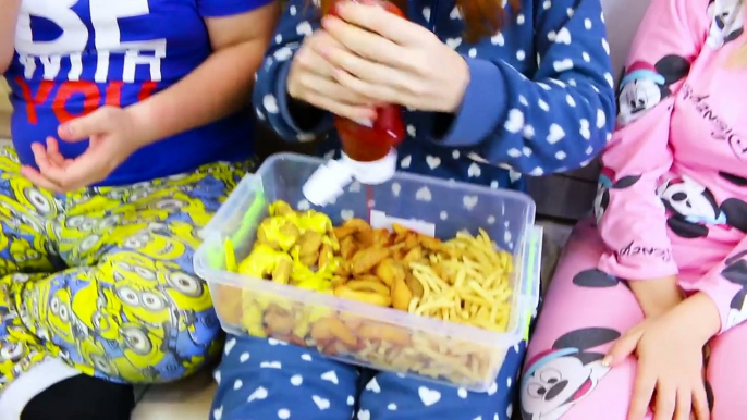 Bad Baby French Fry Soda Challenge Curly Chili Cheese Fries Victoria Annabelle Toy Freaks Family-u9jFhzTYSqk