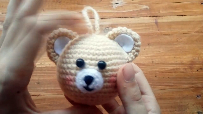 Pallina di natale Orsetto Amigurumi | How to crochet a Teddy Bear ornament