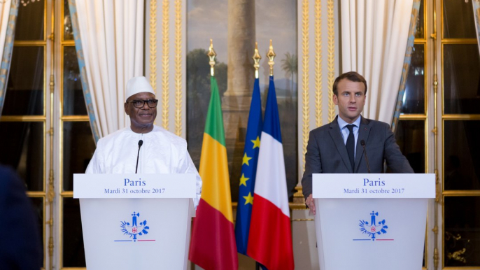 Déclaration conjointe du Président de la République Emmanuel Macron avec M. Ibrahim Boubacar Keïta, Président de la République du Mali