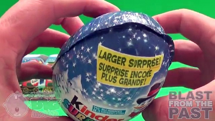 Kinder Surprise Egg Christmas Party! Opening 2 New Huge Giant Jumbo Kinder Surprise Eggs and Train!