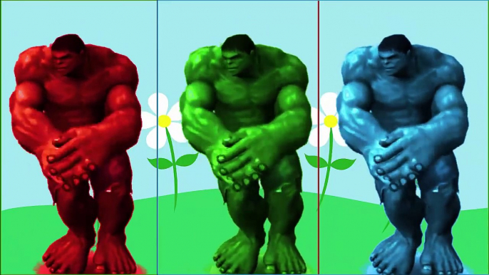 Cartoons to Childrens - Hulk dancing to temperature with Finger Family Songs