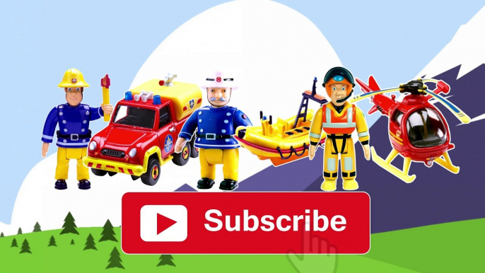 Sam le pompier Fireman sam jouets Oeufs Surprise Fireman sam Toys Surprise eggs