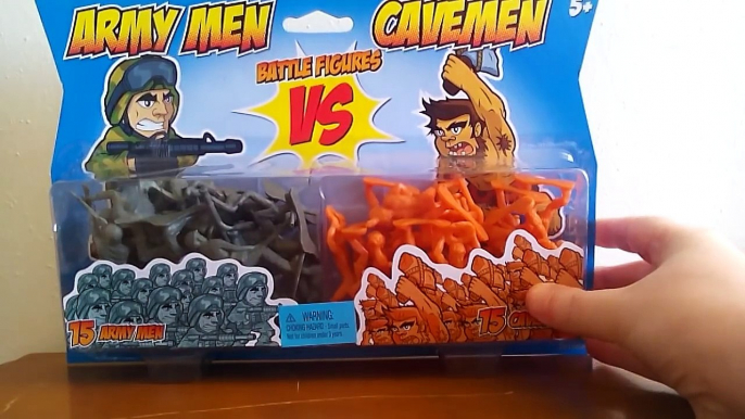 Weird & Funny Toys - Army Men vs Cavemen Battle Figures Playset Review