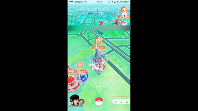 【ポケモンGO】EXレイド招待状の為に、山勘でスポンサージムレイド巡り！