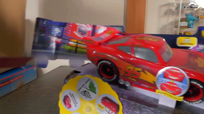 Disney Cars RC The real Lightning McQueen interrive RC vehicle toy video for children